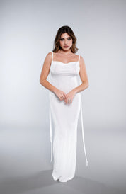 MYKONOS WHITE MAXI DRESS