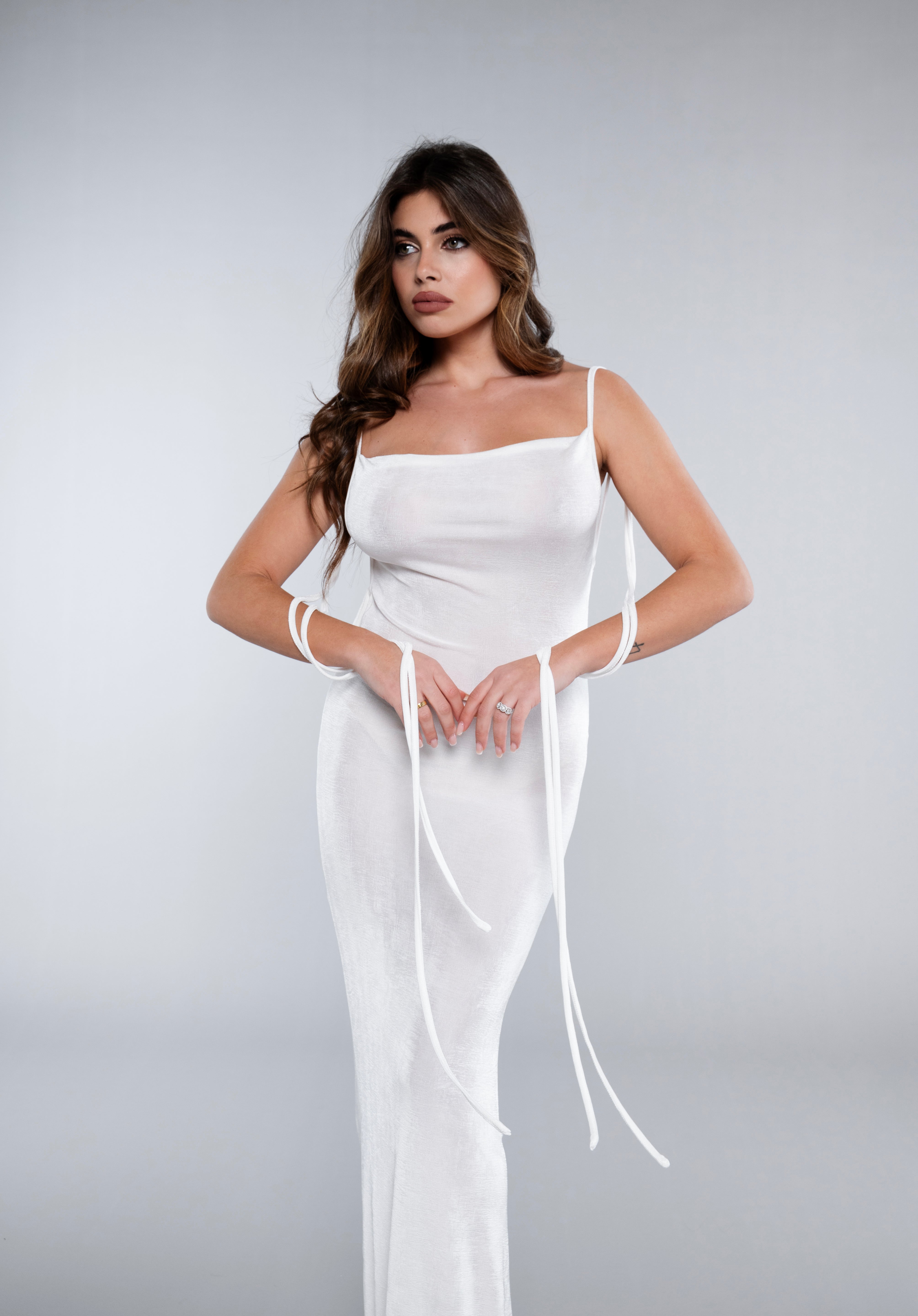 MYKONOS WHITE MAXI DRESS