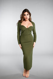 MILITARY MAXI DRESS