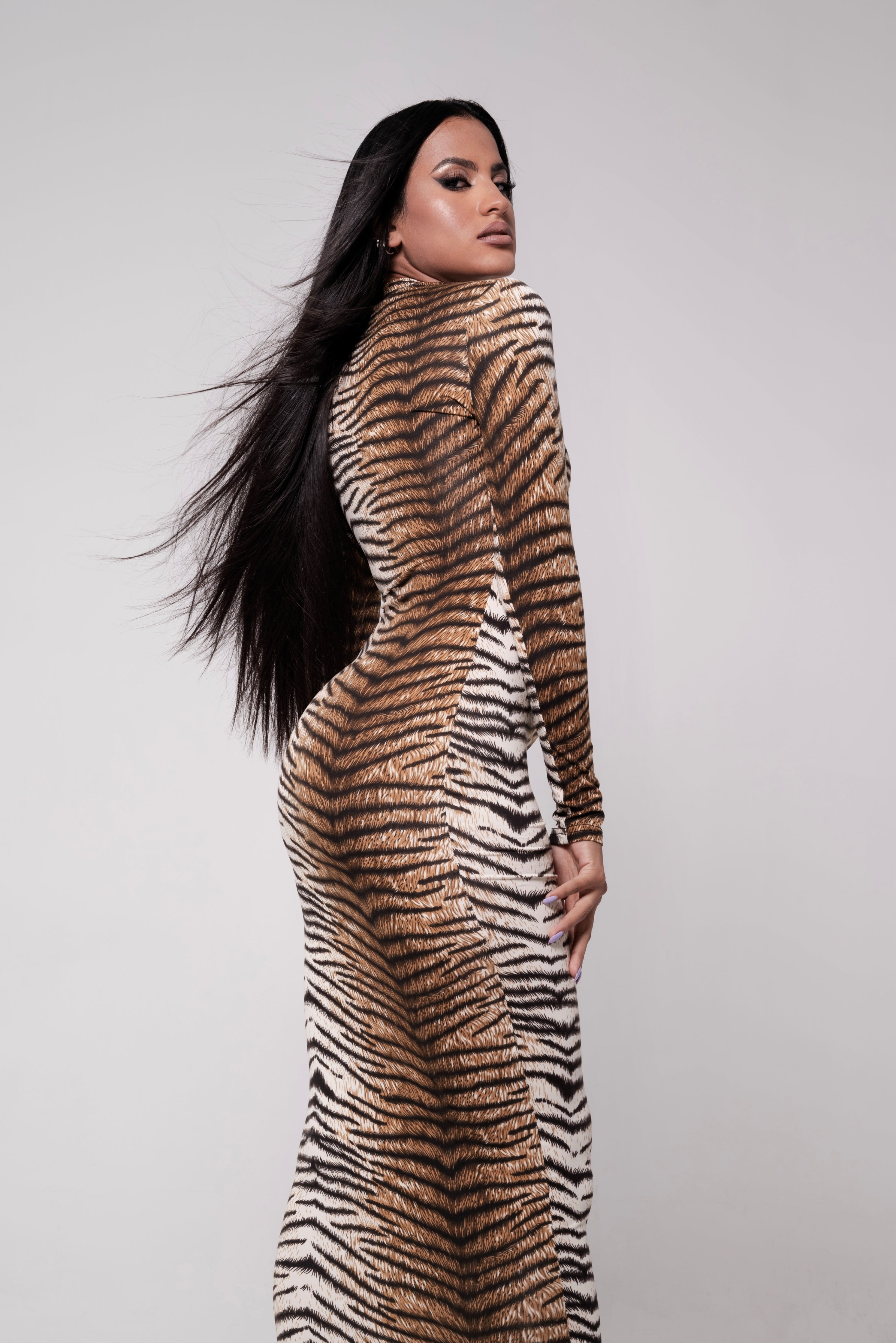 TIGER BODYCON DRESS