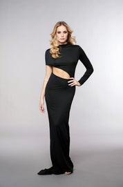 ASYMMETRIC MAXI DRESS